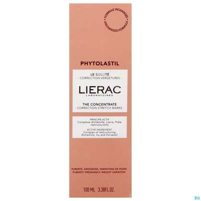 Sie sehen eine Packung Lierac Phytolastil The Concentrate 100ml, Produktbild: 02 Lierac Phytolastil The Concentrate 100ml, A-Nr.: 5849450 - 02
