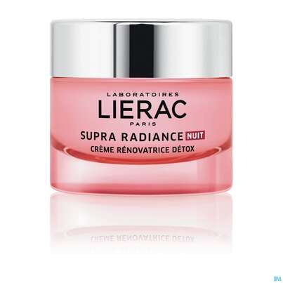 Sie sehen eine Packung Lierac Supra Radiance C Nachtcreme 50ml, Produktbild: 05 Lierac Supra Radiance C Nachtcreme 50ml, A-Nr.: 4839969 - 05
