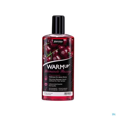 Sie sehen eine Packung Massage Liquid Warm Up Kirsch 150ml, Produktbild: 03 Massage Liquid Warm Up Kirsch 150ml, A-Nr.: 3432266 - 03