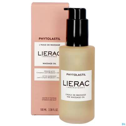 Sie sehen eine Packung Massage Oel Lierac Phytolastil 100ml, Produktbild: 06 Massage Oel Lierac Phytolastil 100ml, A-Nr.: 5849444 - 06