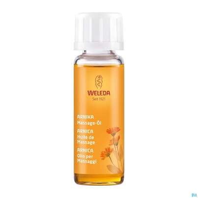 Sie sehen eine Packung Massage Oel -weleda +arnika 10ml, Produktbild: 01 Massage Oel -weleda +arnika 10ml, A-Nr.: 2383896 - 01