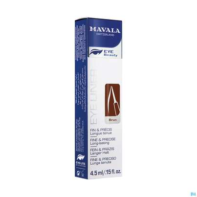Sie sehen eine Packung Mavala Eye-liner Brun/braun 4,5ml, Produktbild: 02 Mavala Eye-liner Brun/braun 4,5ml, A-Nr.: 3651086 - 02