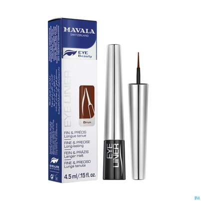 Sie sehen eine Packung Mavala Eye-liner Brun/braun 4,5ml, Produktbild: 03 Mavala Eye-liner Brun/braun 4,5ml, A-Nr.: 3651086 - 03