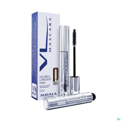 Sie sehen eine Packung Mavala Mascara/volumen Creamy Brun 10ml, Produktbild: 02 Mavala Mascara/volumen Creamy Brun 10ml, A-Nr.: 4553061 - 02