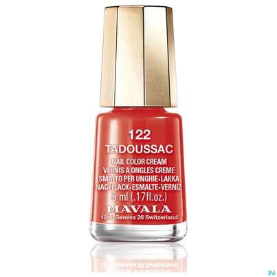 Sie sehen eine Packung Mavala Nagellacke 122 Tadoussac 5ml, Produktbild: 02 Mavala Nagellacke 122 Tadoussac 5ml, A-Nr.: 5379398 - 02