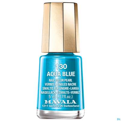 Mavala Nagellacke 130 Aqua Blue 5ml, A-Nr.: 3442201 - 01