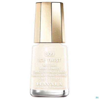 Sie sehen eine Packung Mavala Nagellacke 309 Ice Twist 5ml, Produktbild: 02 Mavala Nagellacke 309 Ice Twist 5ml, A-Nr.: 5379501 - 02