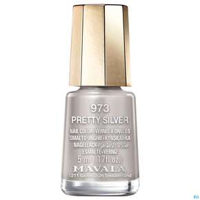 Mavala Nagellacke 973 Pretty Silver 5ml, A-Nr.: 5801331 - 01