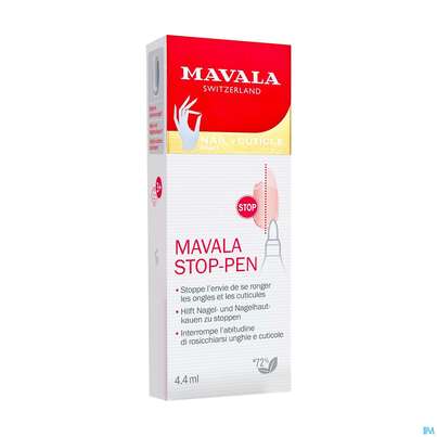 Sie sehen eine Packung Mavala Stop-pen 4,4ml, Produktbild: 01 Mavala Stop-pen 4,4ml, A-Nr.: 5612469 - 01