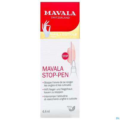 Sie sehen eine Packung Mavala Stop-pen 4,4ml, Produktbild: 02 Mavala Stop-pen 4,4ml, A-Nr.: 5612469 - 02