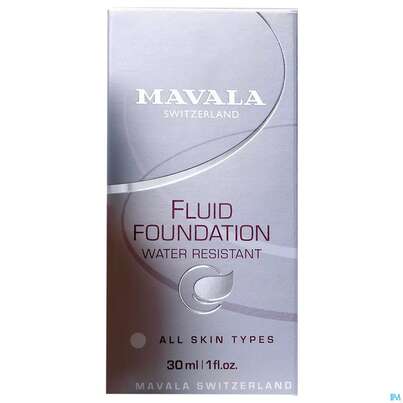 Sie sehen eine Packung Mavalia Fluid Foundation Cuivre 30ml, Produktbild: 01 Mavalia Fluid Foundation Cuivre 30ml, A-Nr.: 3648948 - 01