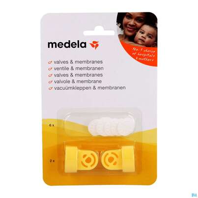 Medela Ventilkopf +membrane Multipack 1pk, A-Nr.: 3704291 - 01