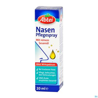 Sie sehen eine Packung Nasen Pflegeoel Abtei 20ml, Produktbild: 01 Nasen Pflegeoel Abtei 20ml, A-Nr.: 2949085 - 01