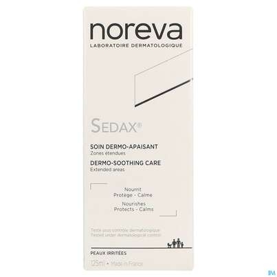 Sie sehen eine Packung Noreva Sedax Fluid 125ml, Produktbild: 01 Noreva Sedax Fluid 125ml, A-Nr.: 2634111 - 01