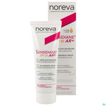 Sie sehen eine Packung Noreva Sensidiane/ar+ Anti-roetungen Creme Cc Getoent Lsf30 40ml, Produktbild: 04 Noreva Sensidiane/ar+ Anti-roetungen Creme Cc Getoent Lsf30 40ml, A-Nr.: 5465927 - 04