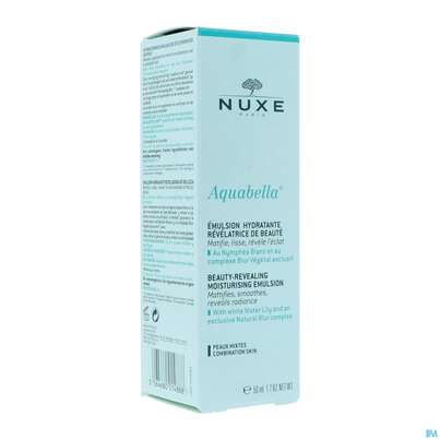 Sie sehen eine Packung Nuxe Aquabella Emulsion Hydratante Feuchtigkeit Mischhaut 50ml, Produktbild: 02 Nuxe Aquabella Emulsion Hydratante Feuchtigkeit Mischhaut 50ml, A-Nr.: 4920022 - 02