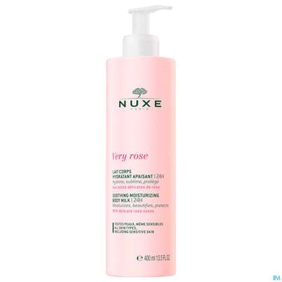 Sie sehen eine Packung Nuxe Very Rose Moist.body Milk 24h Koerperlotion 400ml, Produktbild: 02 Nuxe Very Rose Moist.body Milk 24h Koerperlotion 400ml, A-Nr.: 5837464 - 02