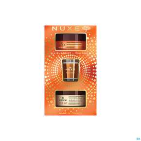 Nuxe Xmas/2022/honey Lover Koerperpeeling 175ml +balsam 200ml +kerze 1st, A-Nr.: 5708560 - 01