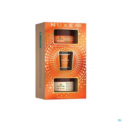 Nuxe Xmas/2022/honey Lover Koerperpeeling 175ml +balsam 200ml +kerze 1st, A-Nr.: 5708560 - 03