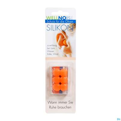 Ohrenschutz Wellnoise Ohrenstopfen Blister Orange 3x2 6st, A-Nr.: 3174539 - 01
