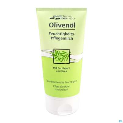 Sie sehen eine Packung Oliven Oel Dr.theiss Feuchtigkeitspflege Milch 200ml, Produktbild: 01 Oliven Oel Dr.theiss Feuchtigkeitspflege Milch 200ml, A-Nr.: 3463278 - 01