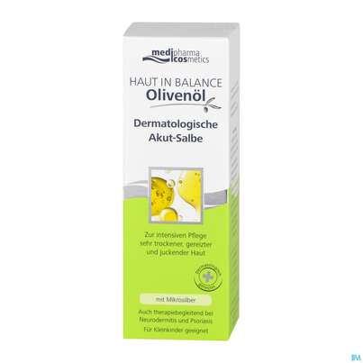 Sie sehen eine Packung Oliven Oel Dr.theiss Haut In Balance Dermatol. Akut Salbe 75ml, Produktbild: 04 Oliven Oel Dr.theiss Haut In Balance Dermatol. Akut Salbe 75ml, A-Nr.: 3463232 - 04