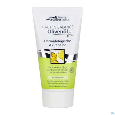 Sie sehen eine Packung Oliven Oel Dr.theiss Haut In Balance Dermatol. Akut Salbe 75ml, Produktbild: 07 Oliven Oel Dr.theiss Haut In Balance Dermatol. Akut Salbe 75ml, A-Nr.: 3463232 - 07
