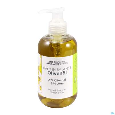 Sie sehen eine Packung Oliven Oel Dr.theiss Haut In Balance Dermatol. Waschlotion 250ml, Produktbild: 01 Oliven Oel Dr.theiss Haut In Balance Dermatol. Waschlotion 250ml, A-Nr.: 3463261 - 01