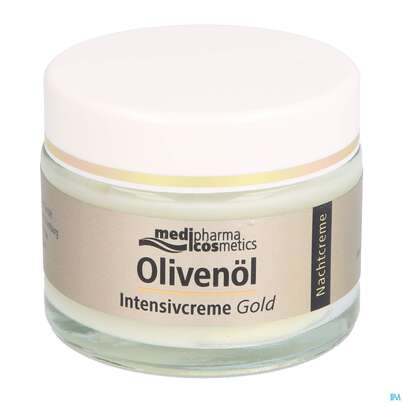 Sie sehen eine Packung Oliven Oel Dr.theiss Intensiv Creme Gold Nacht Zell Aktiv 50ml, Produktbild: 08 Oliven Oel Dr.theiss Intensiv Creme Gold Nacht Zell Aktiv 50ml, A-Nr.: 4900982 - 08