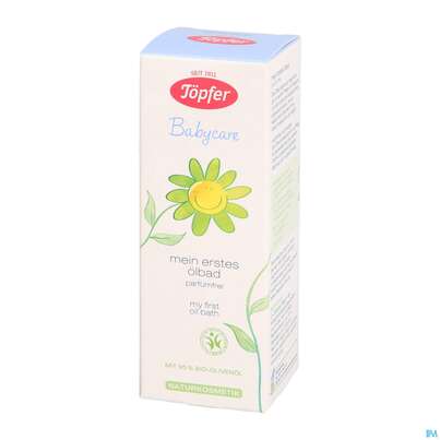 Sie sehen eine Packung Oliven Oel Toepfer Babycare 95% Bio Vegan Mein Erstel Oelbad 100ml, Produktbild: 02 Oliven Oel Toepfer Babycare 95% Bio Vegan Mein Erstel Oelbad 100ml, A-Nr.: 3973743 - 02