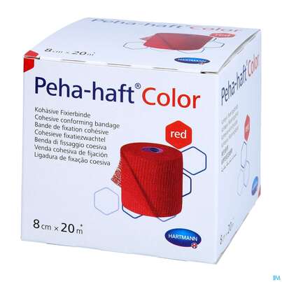 Peha-haft Color Latexfrei Red 20mx 8cm 1st, A-Nr.: 3879808 - 02