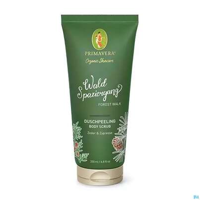 Sie sehen eine Packung Primavera Waldspaziergang Duschpeeling 200ml, Produktbild: 01 Primavera Waldspaziergang Duschpeeling 200ml, A-Nr.: 5732736 - 01