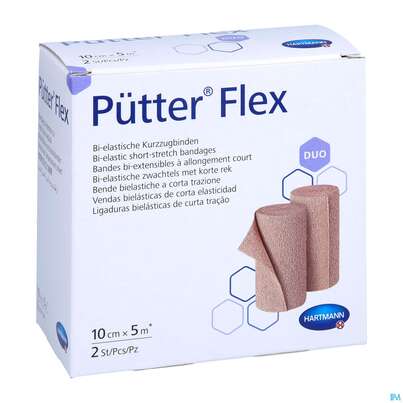 Puetter-verband Flex Kurzzugbinde 10cm Duo 2st, A-Nr.: 3942642 - 03