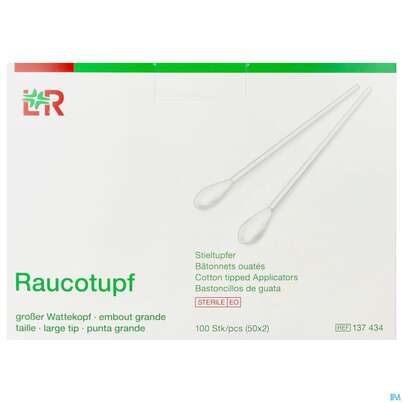 Raucotupf Stiel Gr St 50x2 100st, A-Nr.: 4864080 - 01