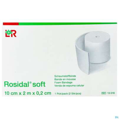 Rosidal Soft Schaumstoffbinde 2,0mx 10cmx 0,2cm 2st, A-Nr.: 2832012 - 02