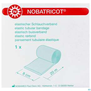 Schlauchverband Trikotschlauch Nobatricot 20m 8cm Oberschenk/ki-kopf 20m, A-Nr.: 4996002 - 01