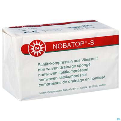 Schlitzkompressen Nobatop S Steril 6fach, 5cm 2er-set 100st, A-Nr.: 5478054 - 02