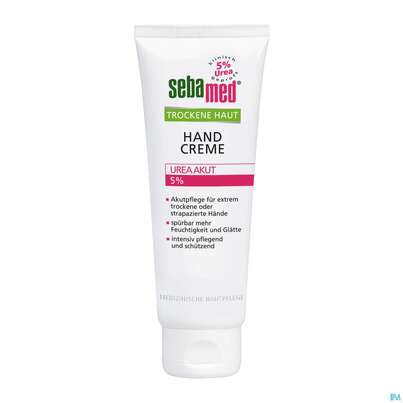 Sie sehen eine Packung Sebamed Akut Handcreme Urea 5% 75ml, Produktbild: 03 Sebamed Akut Handcreme Urea 5% 75ml, A-Nr.: 3399592 - 03