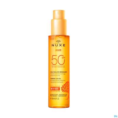 Sonnenprodukte Nuxe Sun Gesicht +koerper Tanning Sun Oil Spf50 150ml, A-Nr.: 5755281 - 01