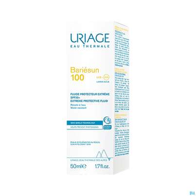 Sonnenprodukte Uriage/bariesun Schutz-fluid Extrem 100 Spf50+ 50ml, A-Nr.: 5617900 - 05