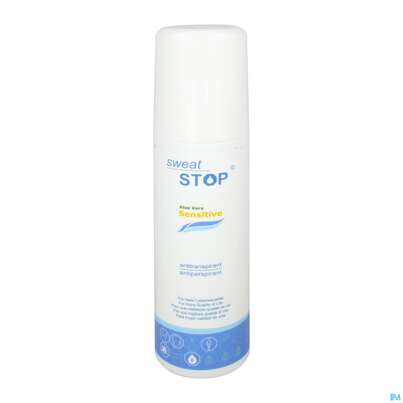 Sie sehen eine Packung Sweatstop Aloe Vera Koerperspray Sensitive Spray 9003 100ml, Produktbild: 03 Sweatstop Aloe Vera Koerperspray Sensitive Spray 9003 100ml, A-Nr.: 3200194 - 03