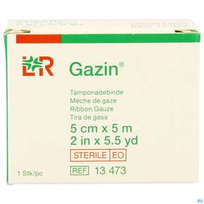 Tamponadebinden Gazin Gero Steril 5mx 5cm 1st, A-Nr.: 4124383 - 01