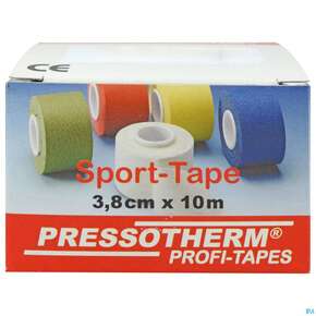 Tape Pressotherm/sport-tape 3,8cmx 10m Reissfest Hautvertraegl Weiss 1st, A-Nr.: 4251130 - 01