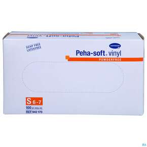 Untersuchungshandschuhe Peha/soft/puderfrei Vinyl Unsteril Klein S 94217 100st, A-Nr.: 2369235 - 01