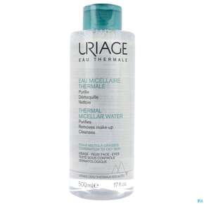 Uriage Mizellenwasser Mischhaut-fettige Haut 500ml, A-Nr.: 5619046 - 01