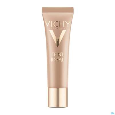 Sie sehen eine Packung Vichy Teint Ideal Creme Make Up Sand 25 30ml, Produktbild: 02 Vichy Teint Ideal Creme Make Up Sand 25 30ml, A-Nr.: 4180714 - 02