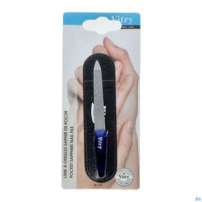 Sie sehen eine Packung Vitry Nagelfeile Saphir 9,5cm 1pc, Produktbild: 04 Vitry Nagelfeile Saphir 9,5cm 1pc, A-Nr.: 4633417 - 04