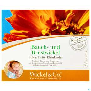 Wickel &amp;amp; Co Tradition.hausmittel Bauch/brust/ruecken Baby 13x66cm Gr.1 1st, A-Nr.: 4325609 - 01