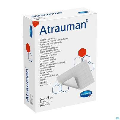 Wundauflagen Atrauman Salbenvlies Wirkstofffr Steril 5x 5cm 50st, A-Nr.: 1708876 - 05