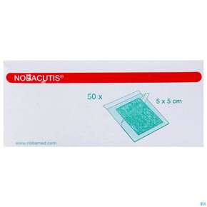 Wundauflagen Nobacutis Salbenkompresse Steril 5x 5cm 50st, A-Nr.: 3337786 - 01